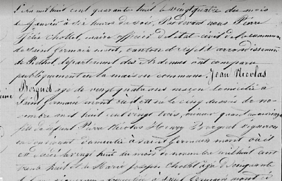 Mariage Pierre Nicolas Borgnet Marie Madeleine Nivard 1.jpg